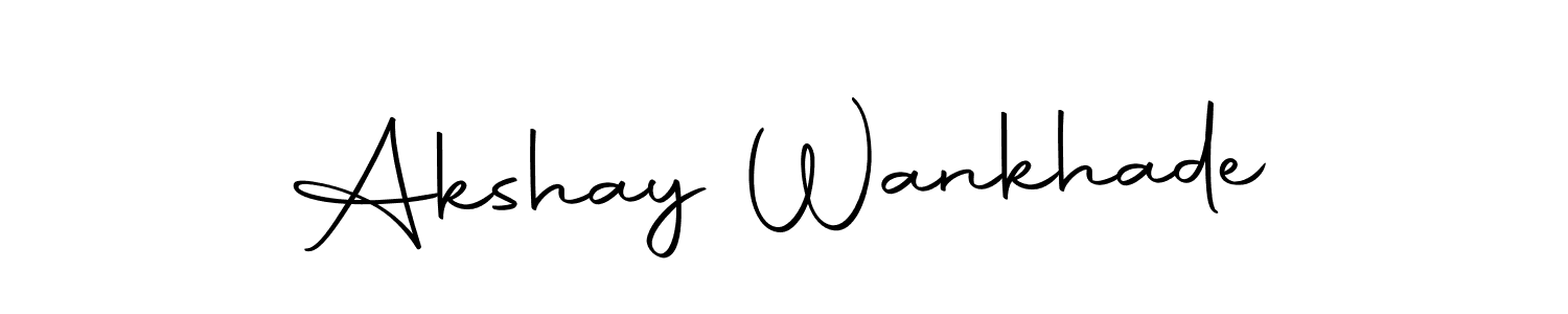 You should practise on your own different ways (Autography-DOLnW) to write your name (Akshay Wankhade) in signature. don't let someone else do it for you. Akshay Wankhade signature style 10 images and pictures png