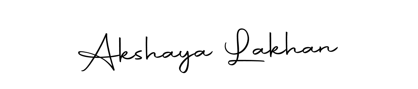 Make a beautiful signature design for name Akshaya Lakhan. With this signature (Autography-DOLnW) style, you can create a handwritten signature for free. Akshaya Lakhan signature style 10 images and pictures png