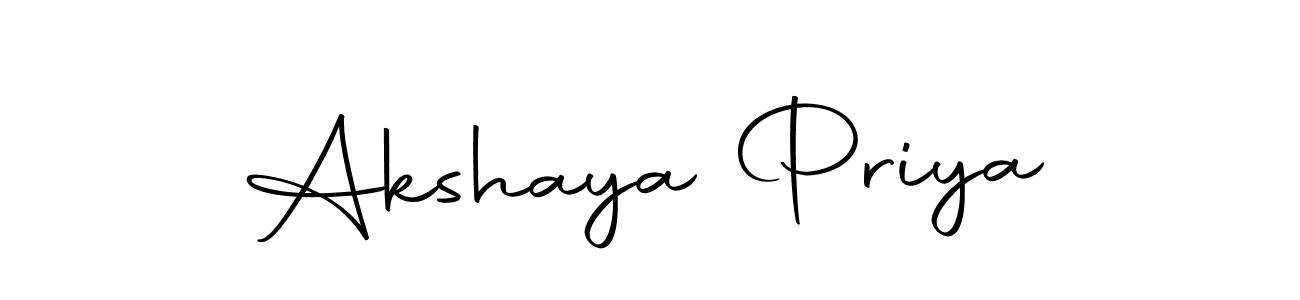 You can use this online signature creator to create a handwritten signature for the name Akshaya Priya. This is the best online autograph maker. Akshaya Priya signature style 10 images and pictures png