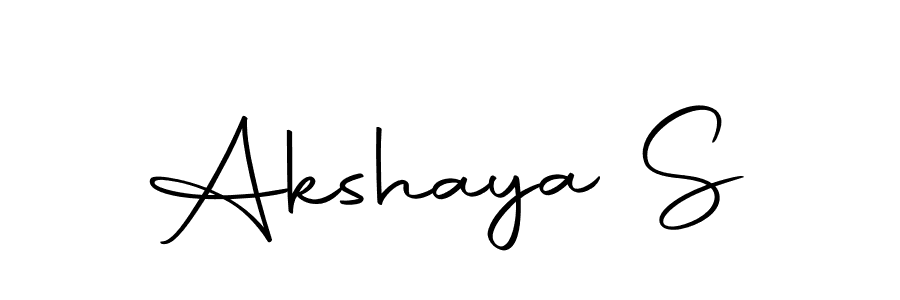 The best way (Autography-DOLnW) to make a short signature is to pick only two or three words in your name. The name Akshaya S include a total of six letters. For converting this name. Akshaya S signature style 10 images and pictures png