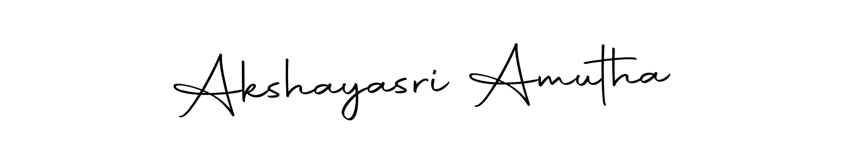Autography-DOLnW is a professional signature style that is perfect for those who want to add a touch of class to their signature. It is also a great choice for those who want to make their signature more unique. Get Akshayasri Amutha name to fancy signature for free. Akshayasri Amutha signature style 10 images and pictures png