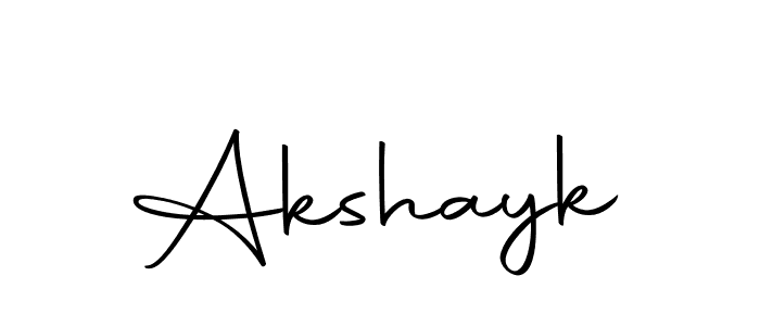 Design your own signature with our free online signature maker. With this signature software, you can create a handwritten (Autography-DOLnW) signature for name Akshayk. Akshayk signature style 10 images and pictures png