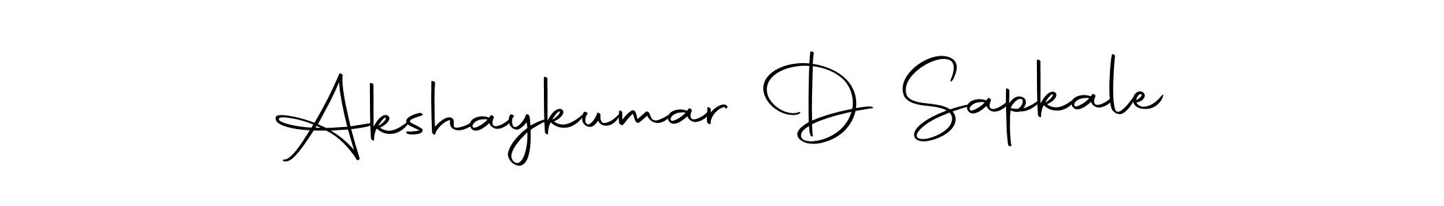 Make a beautiful signature design for name Akshaykumar D Sapkale. Use this online signature maker to create a handwritten signature for free. Akshaykumar D Sapkale signature style 10 images and pictures png