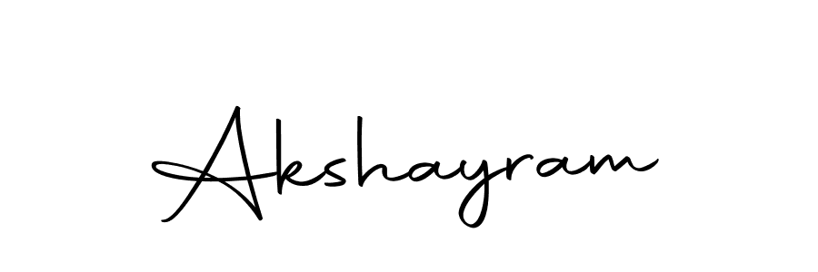 Design your own signature with our free online signature maker. With this signature software, you can create a handwritten (Autography-DOLnW) signature for name Akshayram. Akshayram signature style 10 images and pictures png