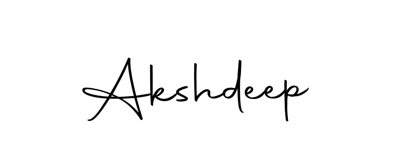 Use a signature maker to create a handwritten signature online. With this signature software, you can design (Autography-DOLnW) your own signature for name Akshdeep. Akshdeep signature style 10 images and pictures png