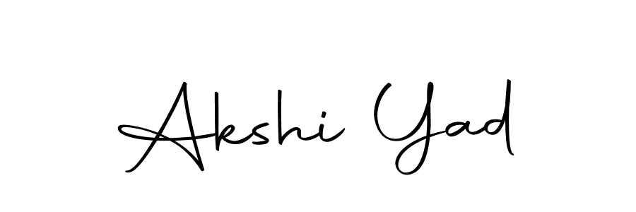 Similarly Autography-DOLnW is the best handwritten signature design. Signature creator online .You can use it as an online autograph creator for name Akshi Yad. Akshi Yad signature style 10 images and pictures png