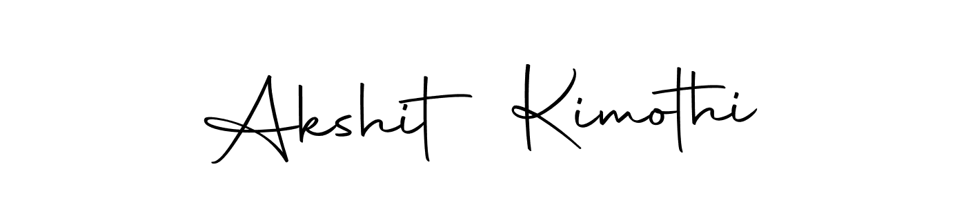 Design your own signature with our free online signature maker. With this signature software, you can create a handwritten (Autography-DOLnW) signature for name Akshit Kimothi. Akshit Kimothi signature style 10 images and pictures png