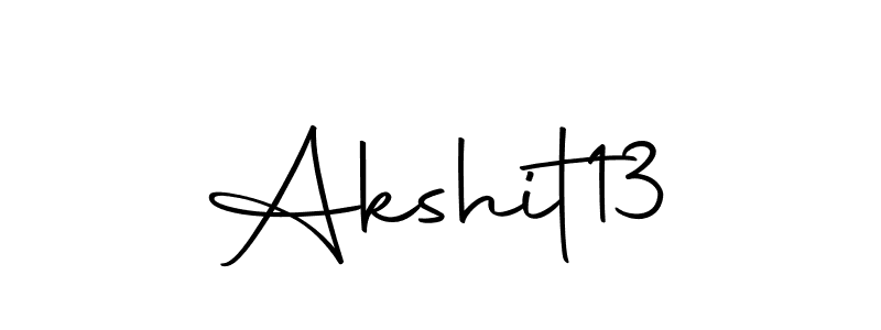 if you are searching for the best signature style for your name Akshit13. so please give up your signature search. here we have designed multiple signature styles  using Autography-DOLnW. Akshit13 signature style 10 images and pictures png