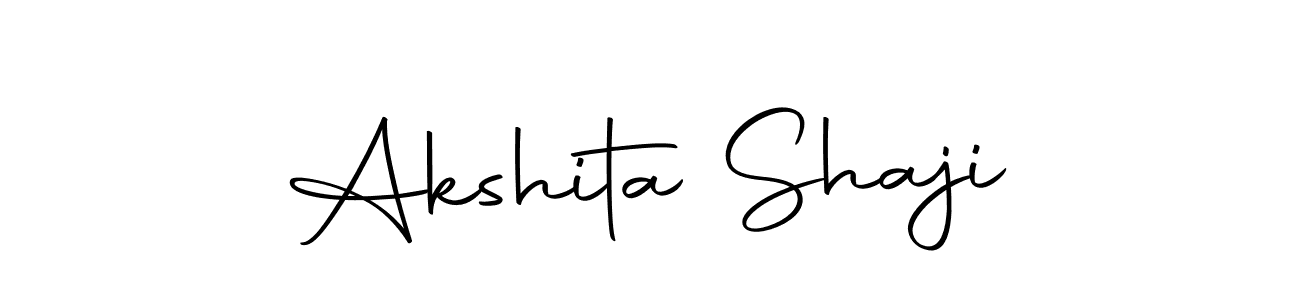 Use a signature maker to create a handwritten signature online. With this signature software, you can design (Autography-DOLnW) your own signature for name Akshita Shaji. Akshita Shaji signature style 10 images and pictures png
