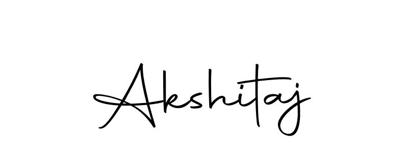 Use a signature maker to create a handwritten signature online. With this signature software, you can design (Autography-DOLnW) your own signature for name Akshitaj. Akshitaj signature style 10 images and pictures png