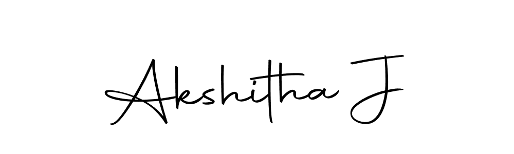 Here are the top 10 professional signature styles for the name Akshitha J. These are the best autograph styles you can use for your name. Akshitha J signature style 10 images and pictures png