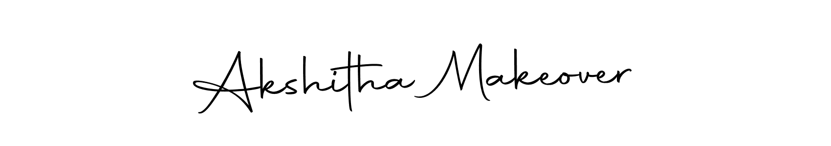 The best way (Autography-DOLnW) to make a short signature is to pick only two or three words in your name. The name Akshitha Makeover include a total of six letters. For converting this name. Akshitha Makeover signature style 10 images and pictures png
