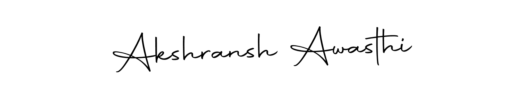 Design your own signature with our free online signature maker. With this signature software, you can create a handwritten (Autography-DOLnW) signature for name Akshransh Awasthi. Akshransh Awasthi signature style 10 images and pictures png