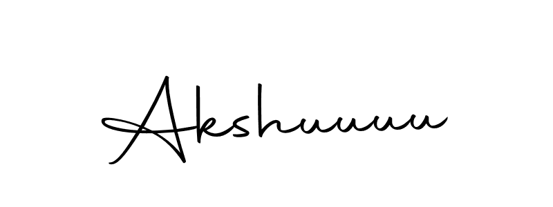 Also we have Akshuuuu name is the best signature style. Create professional handwritten signature collection using Autography-DOLnW autograph style. Akshuuuu signature style 10 images and pictures png