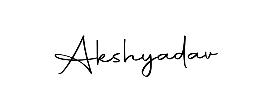 How to make Akshyadav name signature. Use Autography-DOLnW style for creating short signs online. This is the latest handwritten sign. Akshyadav signature style 10 images and pictures png