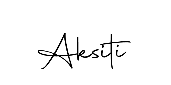 Use a signature maker to create a handwritten signature online. With this signature software, you can design (Autography-DOLnW) your own signature for name Aksiti. Aksiti signature style 10 images and pictures png