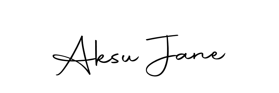 The best way (Autography-DOLnW) to make a short signature is to pick only two or three words in your name. The name Aksu Jane include a total of six letters. For converting this name. Aksu Jane signature style 10 images and pictures png