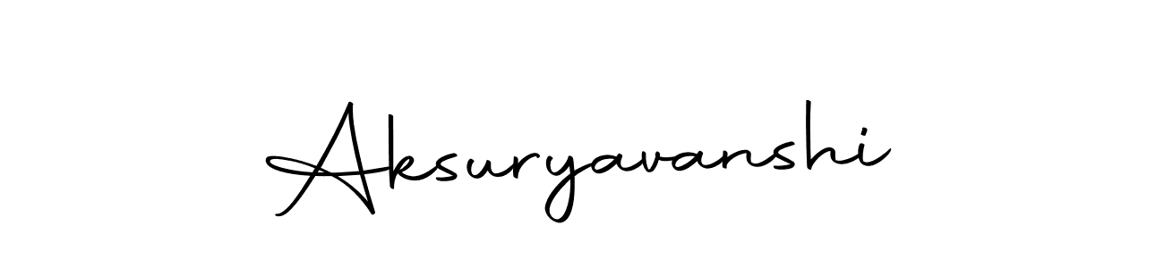 How to make Aksuryavanshi signature? Autography-DOLnW is a professional autograph style. Create handwritten signature for Aksuryavanshi name. Aksuryavanshi signature style 10 images and pictures png