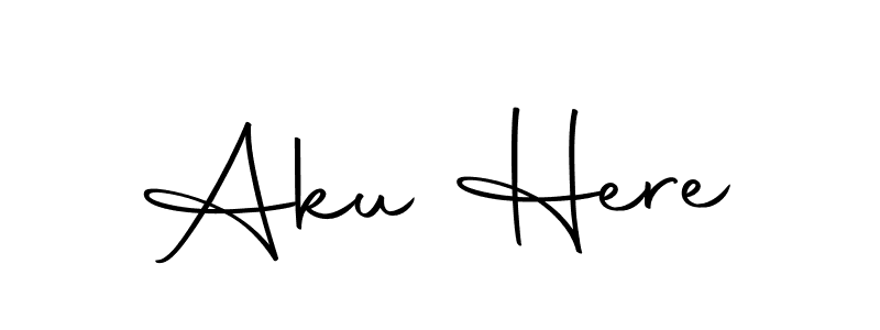 How to make Aku Here signature? Autography-DOLnW is a professional autograph style. Create handwritten signature for Aku Here name. Aku Here signature style 10 images and pictures png