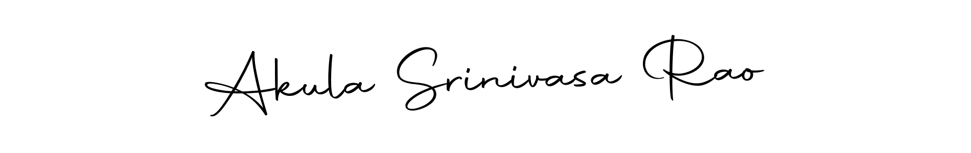How to make Akula Srinivasa Rao name signature. Use Autography-DOLnW style for creating short signs online. This is the latest handwritten sign. Akula Srinivasa Rao signature style 10 images and pictures png