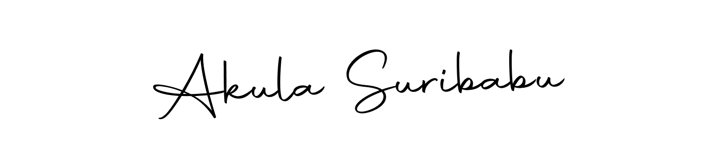 Use a signature maker to create a handwritten signature online. With this signature software, you can design (Autography-DOLnW) your own signature for name Akula Suribabu. Akula Suribabu signature style 10 images and pictures png