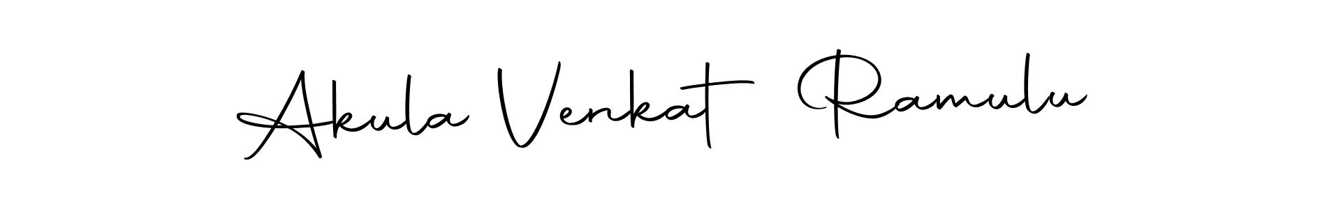 Design your own signature with our free online signature maker. With this signature software, you can create a handwritten (Autography-DOLnW) signature for name Akula Venkat Ramulu. Akula Venkat Ramulu signature style 10 images and pictures png