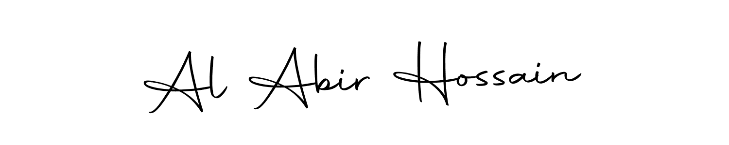 Al Abir Hossain stylish signature style. Best Handwritten Sign (Autography-DOLnW) for my name. Handwritten Signature Collection Ideas for my name Al Abir Hossain. Al Abir Hossain signature style 10 images and pictures png