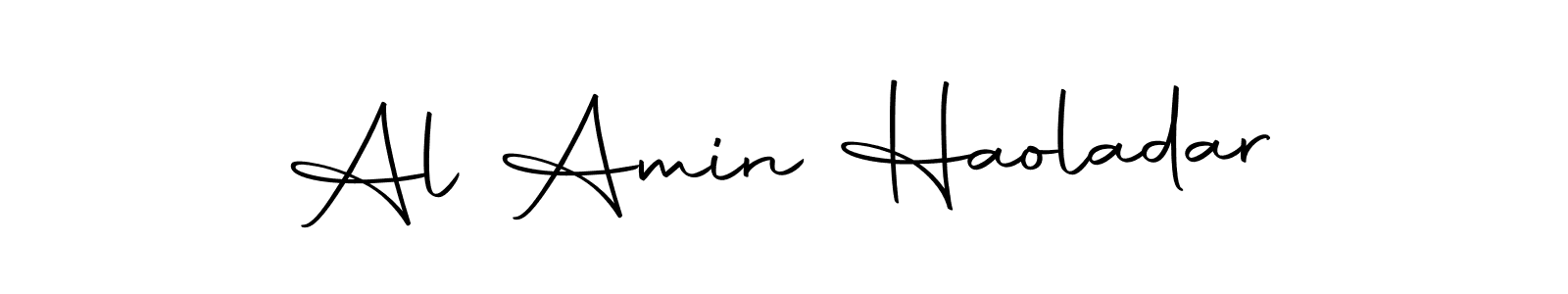 Create a beautiful signature design for name Al Amin Haoladar. With this signature (Autography-DOLnW) fonts, you can make a handwritten signature for free. Al Amin Haoladar signature style 10 images and pictures png