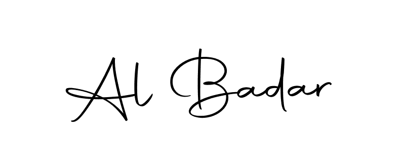 Use a signature maker to create a handwritten signature online. With this signature software, you can design (Autography-DOLnW) your own signature for name Al Badar. Al Badar signature style 10 images and pictures png