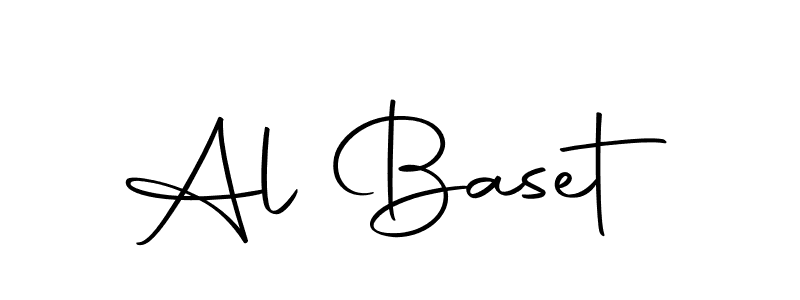 You should practise on your own different ways (Autography-DOLnW) to write your name (Al Baset) in signature. don't let someone else do it for you. Al Baset signature style 10 images and pictures png