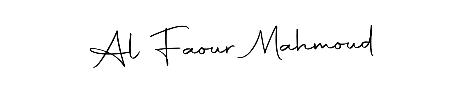 Al Faour Mahmoud stylish signature style. Best Handwritten Sign (Autography-DOLnW) for my name. Handwritten Signature Collection Ideas for my name Al Faour Mahmoud. Al Faour Mahmoud signature style 10 images and pictures png