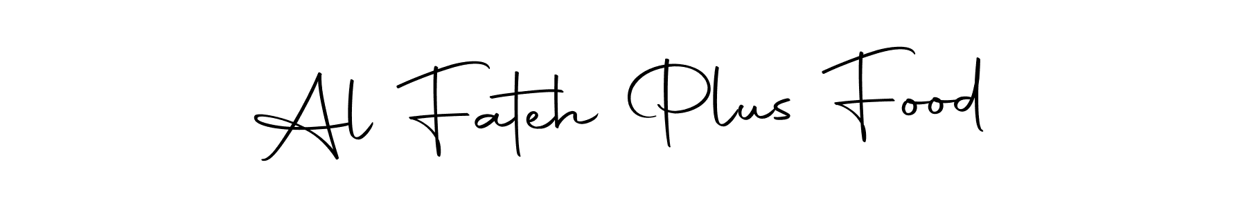 Use a signature maker to create a handwritten signature online. With this signature software, you can design (Autography-DOLnW) your own signature for name Al Fateh Plus Food. Al Fateh Plus Food signature style 10 images and pictures png