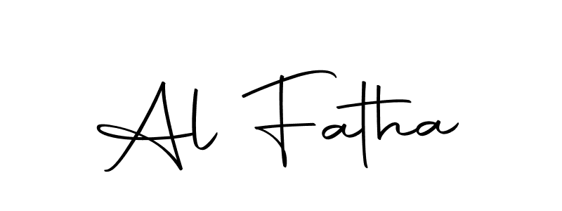 Design your own signature with our free online signature maker. With this signature software, you can create a handwritten (Autography-DOLnW) signature for name Al Fatha. Al Fatha signature style 10 images and pictures png