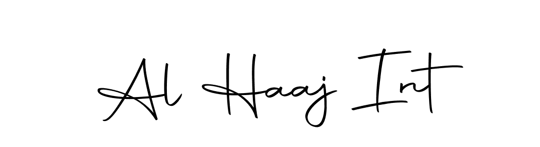 Make a beautiful signature design for name Al Haaj Int. With this signature (Autography-DOLnW) style, you can create a handwritten signature for free. Al Haaj Int signature style 10 images and pictures png