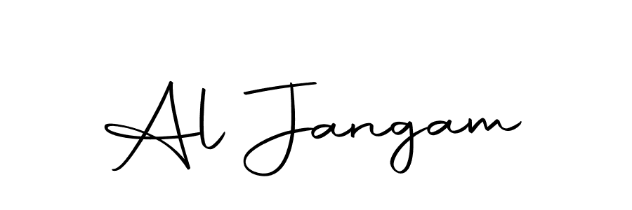 Design your own signature with our free online signature maker. With this signature software, you can create a handwritten (Autography-DOLnW) signature for name Al Jangam. Al Jangam signature style 10 images and pictures png