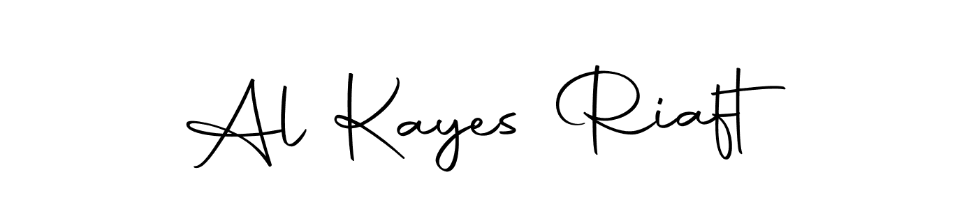 How to make Al Kayes Riaft name signature. Use Autography-DOLnW style for creating short signs online. This is the latest handwritten sign. Al Kayes Riaft signature style 10 images and pictures png