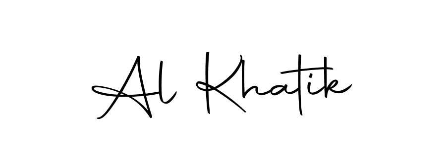 Al Khatik stylish signature style. Best Handwritten Sign (Autography-DOLnW) for my name. Handwritten Signature Collection Ideas for my name Al Khatik. Al Khatik signature style 10 images and pictures png