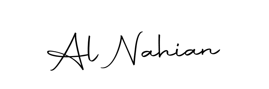 Make a beautiful signature design for name Al Nahian. With this signature (Autography-DOLnW) style, you can create a handwritten signature for free. Al Nahian signature style 10 images and pictures png