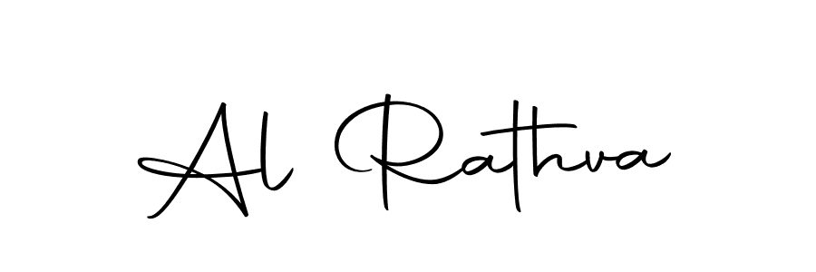 How to make Al Rathva name signature. Use Autography-DOLnW style for creating short signs online. This is the latest handwritten sign. Al Rathva signature style 10 images and pictures png