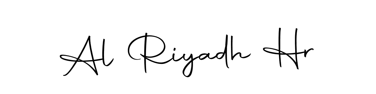 Design your own signature with our free online signature maker. With this signature software, you can create a handwritten (Autography-DOLnW) signature for name Al Riyadh Hr. Al Riyadh Hr signature style 10 images and pictures png