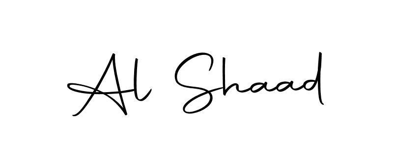 Design your own signature with our free online signature maker. With this signature software, you can create a handwritten (Autography-DOLnW) signature for name Al Shaad. Al Shaad signature style 10 images and pictures png