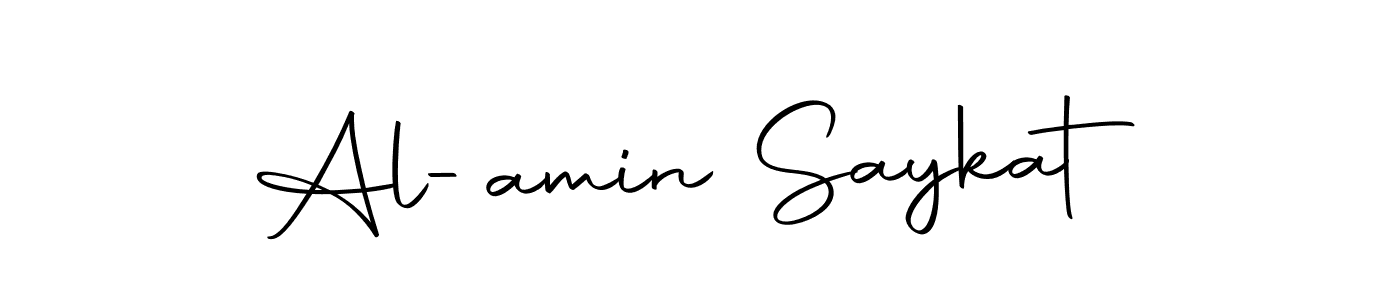 Design your own signature with our free online signature maker. With this signature software, you can create a handwritten (Autography-DOLnW) signature for name Al-amin Saykat. Al-amin Saykat signature style 10 images and pictures png