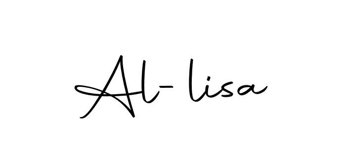 You should practise on your own different ways (Autography-DOLnW) to write your name (Al-lisa) in signature. don't let someone else do it for you. Al-lisa signature style 10 images and pictures png