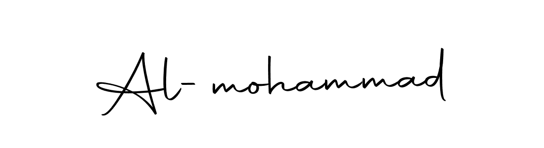 Design your own signature with our free online signature maker. With this signature software, you can create a handwritten (Autography-DOLnW) signature for name Al-mohammad. Al-mohammad signature style 10 images and pictures png