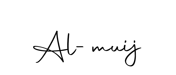 Make a beautiful signature design for name Al-muij. With this signature (Autography-DOLnW) style, you can create a handwritten signature for free. Al-muij signature style 10 images and pictures png