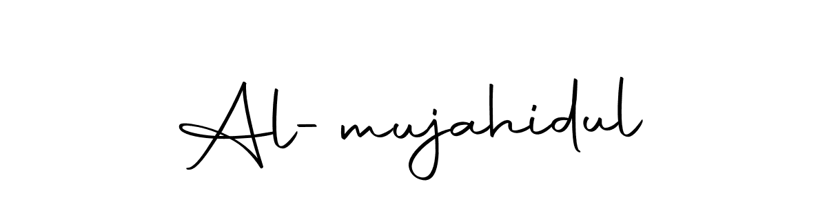 Similarly Autography-DOLnW is the best handwritten signature design. Signature creator online .You can use it as an online autograph creator for name Al-mujahidul. Al-mujahidul signature style 10 images and pictures png