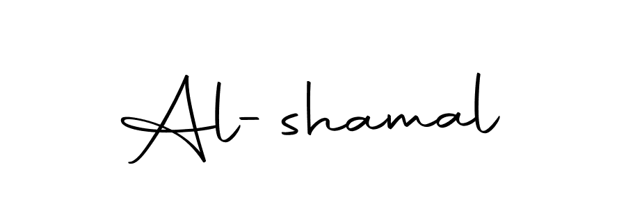 How to make Al-shamal name signature. Use Autography-DOLnW style for creating short signs online. This is the latest handwritten sign. Al-shamal signature style 10 images and pictures png