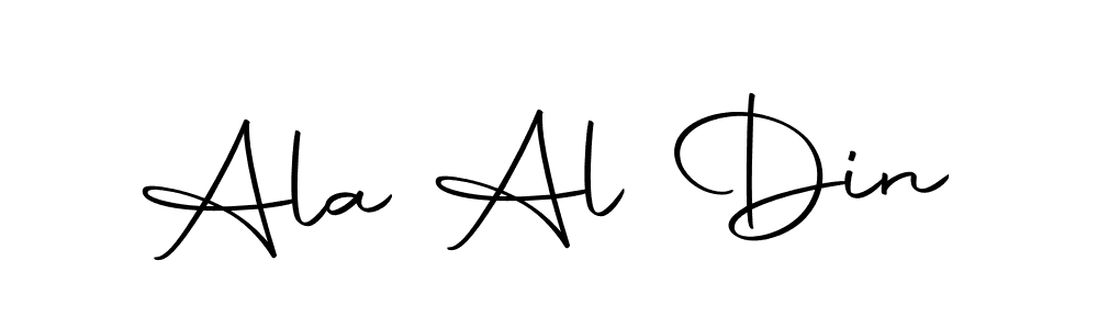 Use a signature maker to create a handwritten signature online. With this signature software, you can design (Autography-DOLnW) your own signature for name Ala Al Din. Ala Al Din signature style 10 images and pictures png