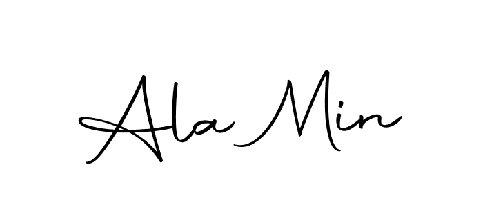 if you are searching for the best signature style for your name Ala Min. so please give up your signature search. here we have designed multiple signature styles  using Autography-DOLnW. Ala Min signature style 10 images and pictures png