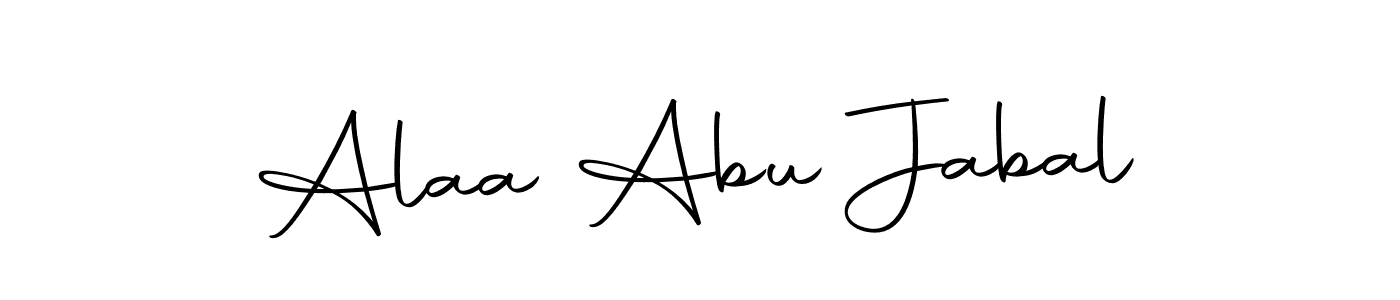 Also we have Alaa Abu Jabal name is the best signature style. Create professional handwritten signature collection using Autography-DOLnW autograph style. Alaa Abu Jabal signature style 10 images and pictures png